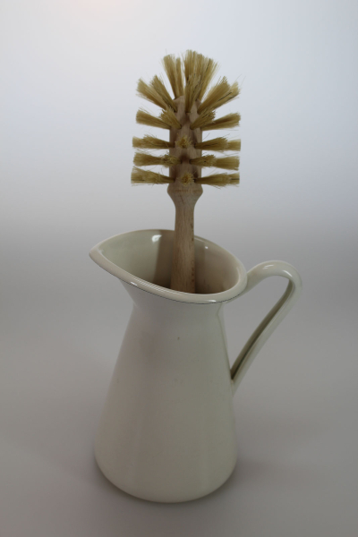 Gläserbürste klein / Naturborste